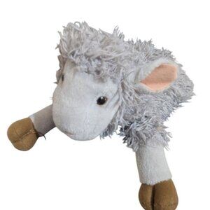 Kohls Cares Fluffy Sheep Plush Toy With Brown Hooves & Ears 12"